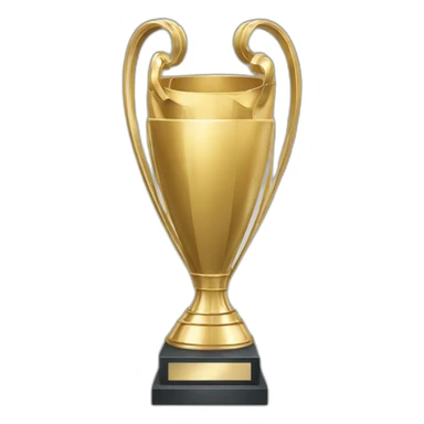 Champions league trophy sticker