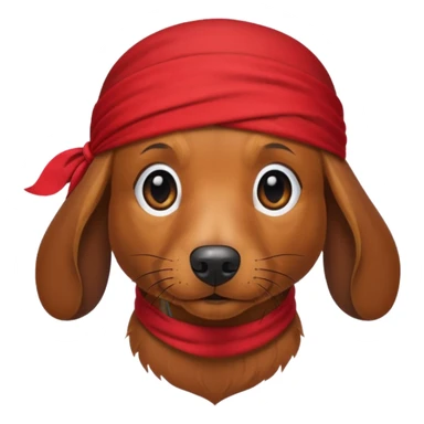 Perro salchicha pirata sticker