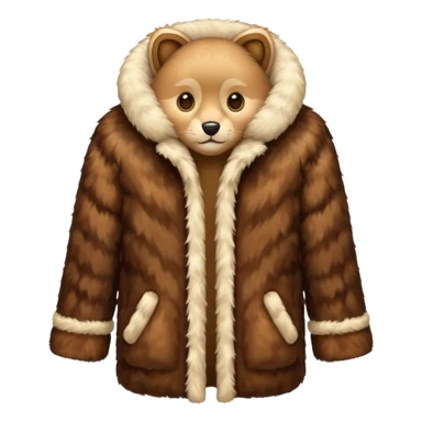 
fur coat цщьфт sticker