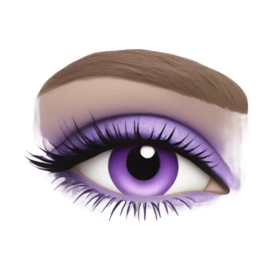 eyeshadow box pastel purple  sticker