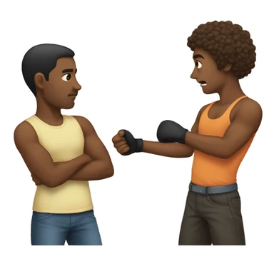 relationship fight sticker