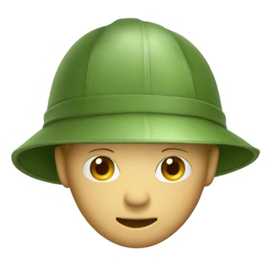 gardener pith helmet sticker