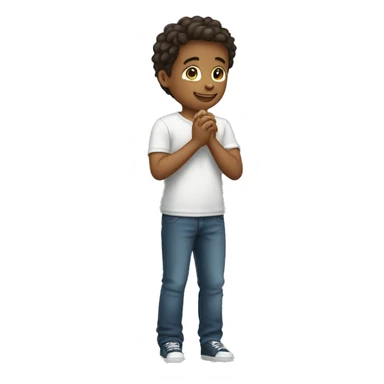 boy proposing a girl sticker