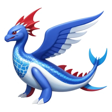 Lugia-Salamence-Kyogre-Latios-fusion-creature (full body) sticker