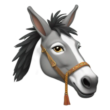 donkey gypsy sticker
