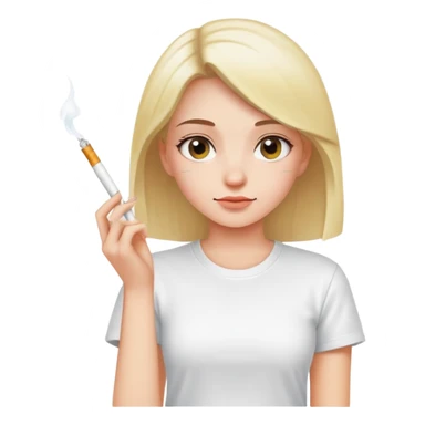 Girl with joint  sticker