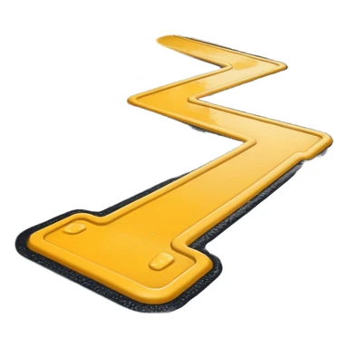 slippery road sticker