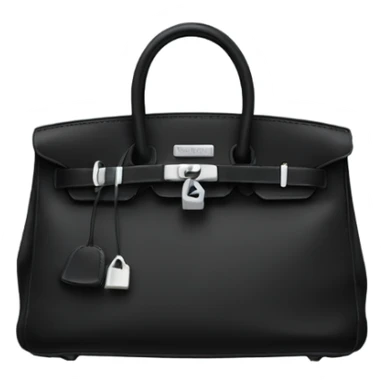 Birkin black bag  sticker