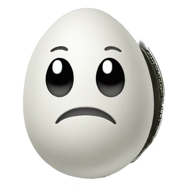 egg hundred dollar bill sticker