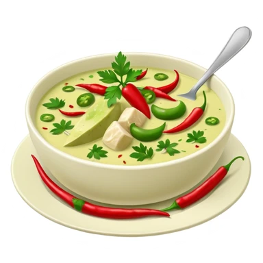 Thai Green Curry sticker