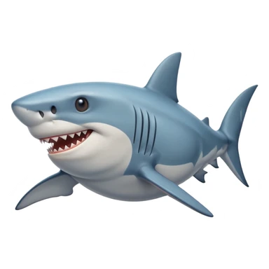 Q el tiburón tenga patas y y q este feliz  sticker