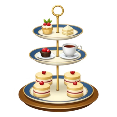 afternoon tea stand sticker