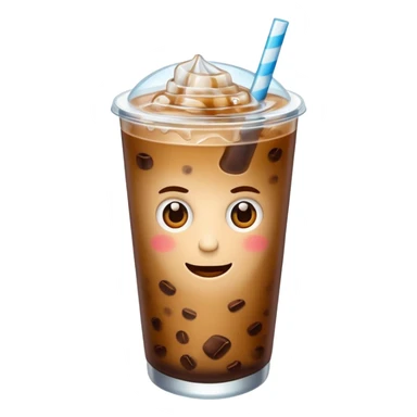 Iced coffee for summer sticker
