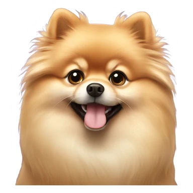 pomeranian in love sticker