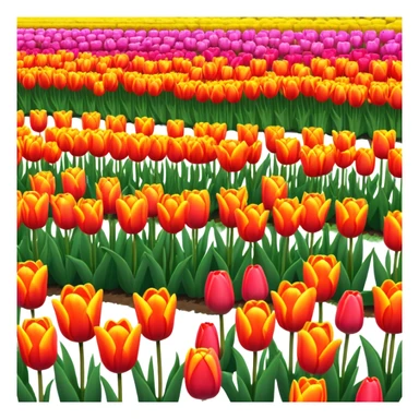 Tulips in Holland sticker