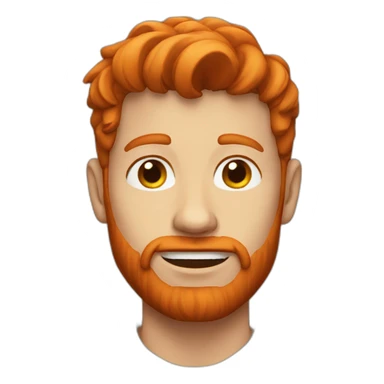 redhead guy sticker