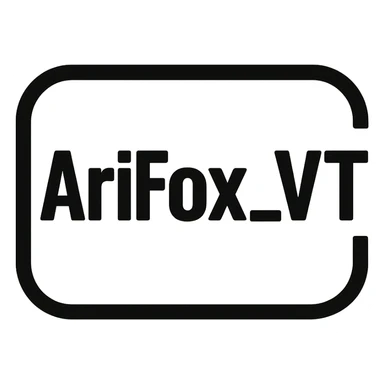 the GLOCK logo, except the letters say "AriFox_VT" sticker