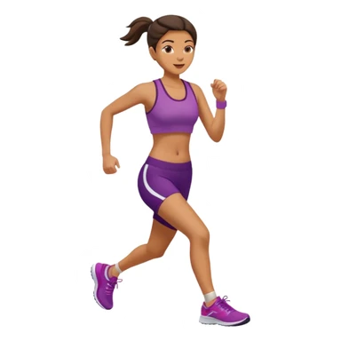 Morning Jogger woman sticker
