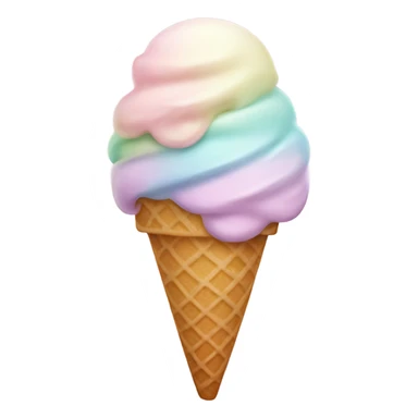 Pastel ice cream  sticker