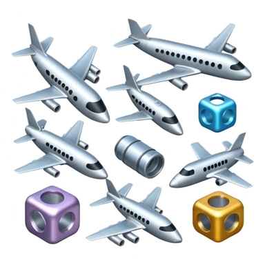 generate realistic aircraft components sticker