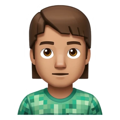 Steve from Minecraft sticker