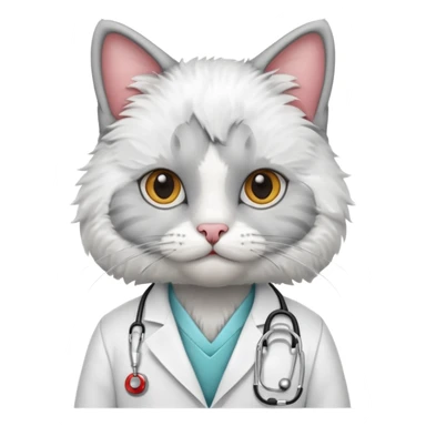 cat doctor sticker
