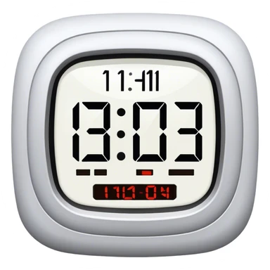 A Digital clock displaying the numbers 11:11 sticker