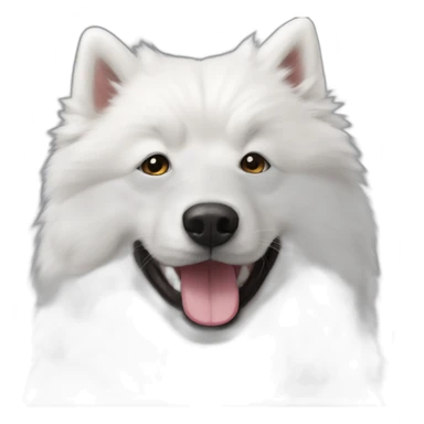 Kasper, a white Samoyed sticker