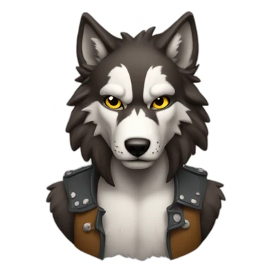 Lobo con piel de obeja sticker