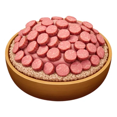 grinded pork sticker