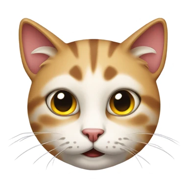 cat with devious face sticker