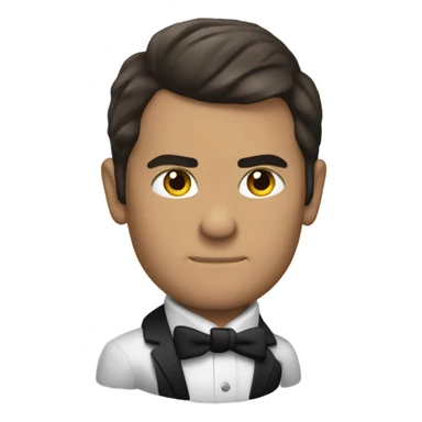 brunet james bond sticker
