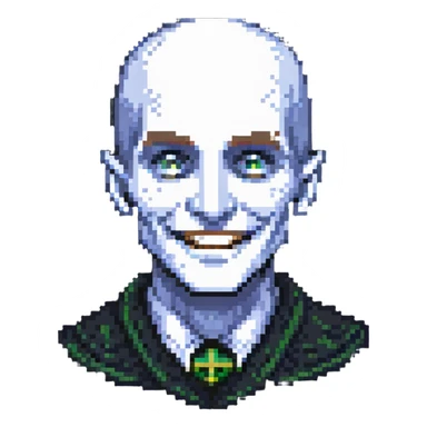 smiling Voldemort sticker