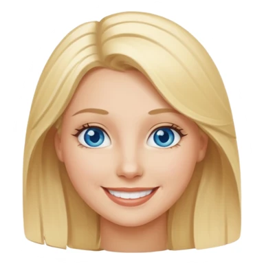 stupid blonde sticker