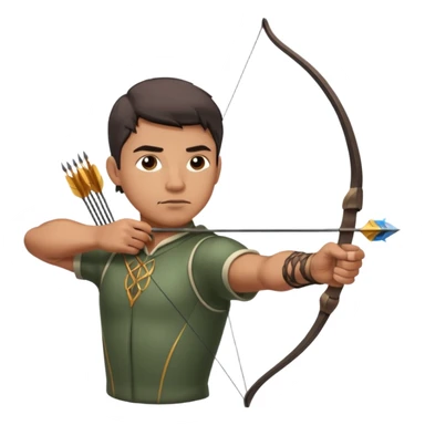 archer man sticker
