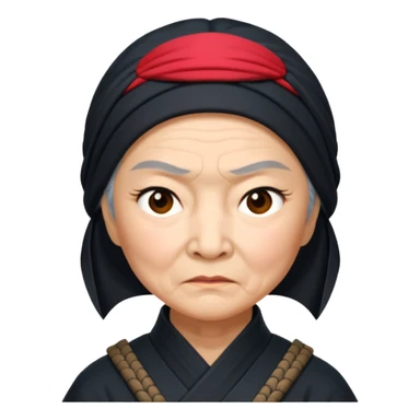 grandmother ninja sticker