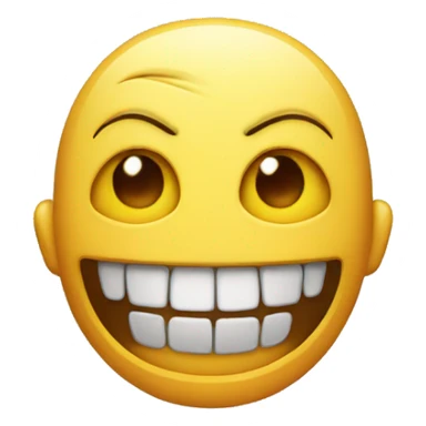one scarry emoji smile sticker