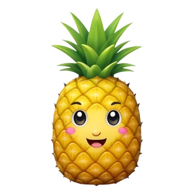 Cute pineapple sticker