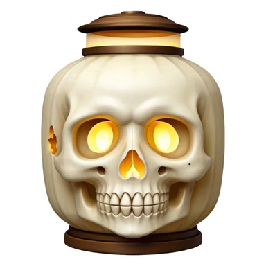 Skull Lantern sticker