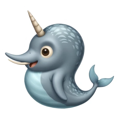 narwhal and monkey combined sticker