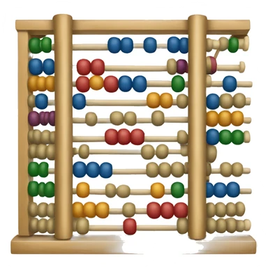 old abacus sticker