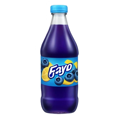 a bottle of blueberry faygo  sticker