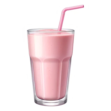 pastel pink smoothie sticker