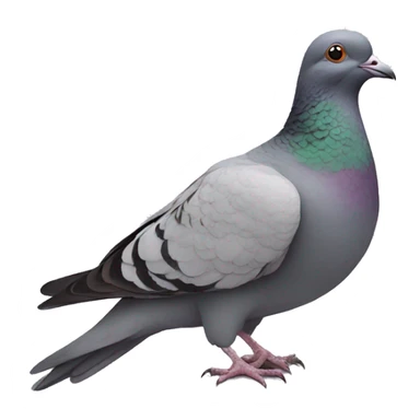 pigeon riding pigeon sticker