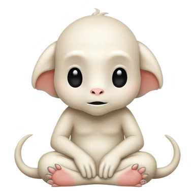 Waiting creature meme sticker