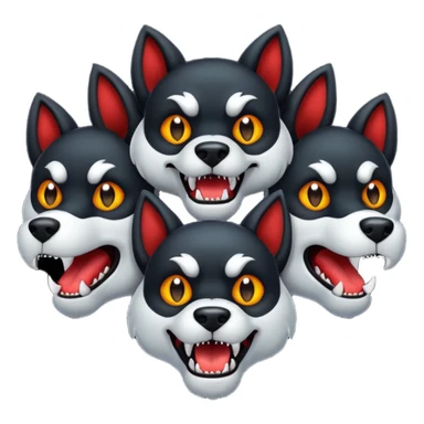 cerberus emoji sticker