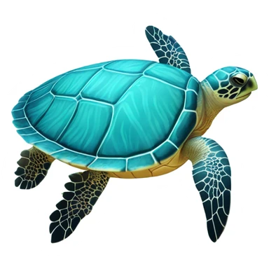 Sea turtle sticker
