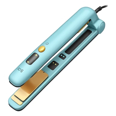 hair straightener sticker