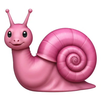 snail + heart sticker