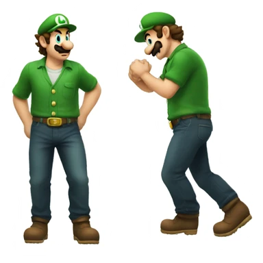 beast Luigi sticker